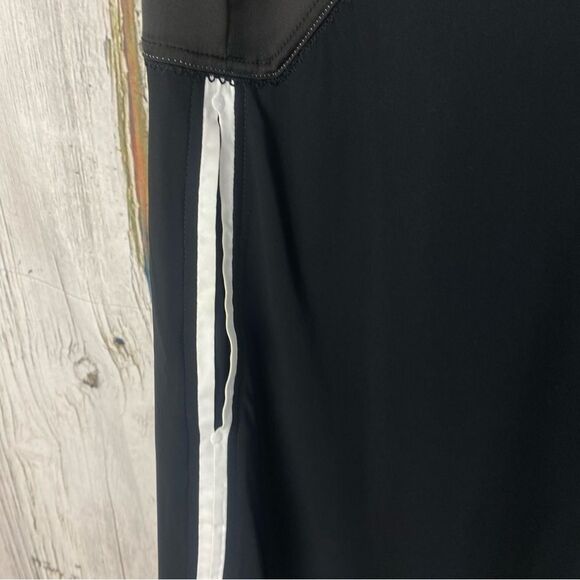 HIGH TECH Everyday Couture Black and White Maxi Skirt Palazzo Pant Size 12  180 - Picture 6 of 13